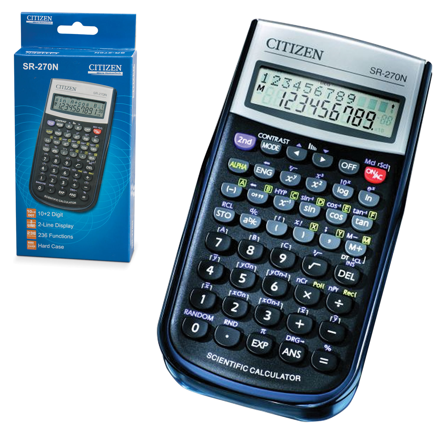 Купить Калькулятор инженерный CITIZEN SR-270N (154х80 мм) 250312 – цена .
