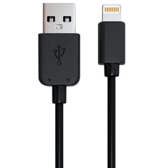 Кабель USB 2.0-Apple Lightning, 1 м, RED LINE, для подключения IPhone (IPad), черный