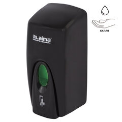 Диспенсер для жидкого мыла LAIMA PROFESSIONAL ORIGINAL, НАЛИВНОЙ, 1 л, черный, ABS-пластик, 605783