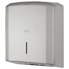 Диспенсер для полотенец листовых VEIRO Prof (H2/H3) "Prima STEEL", V/Z/W, нержавеющая сталь, матовый
